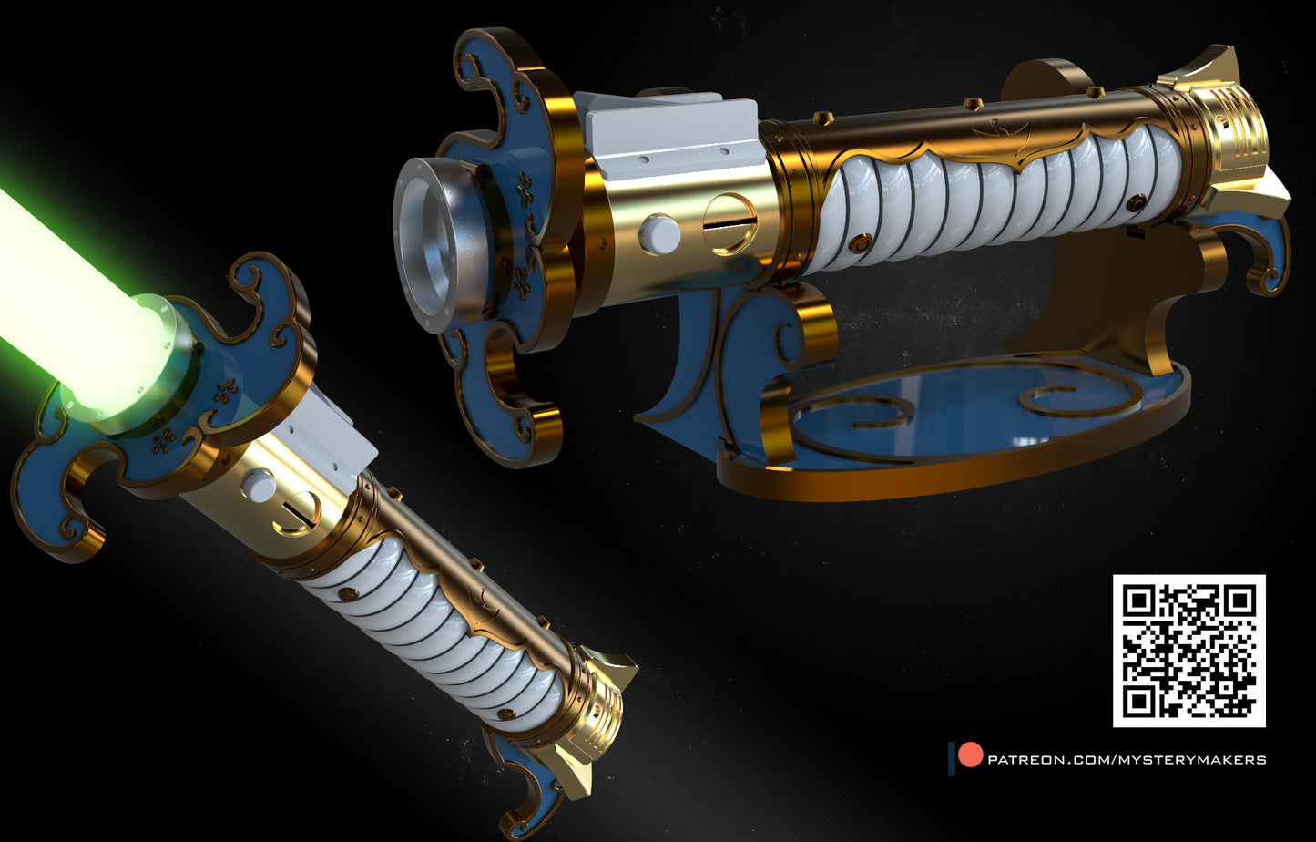 Family Lightsaber from SW Visions * 3d Printed Kit *