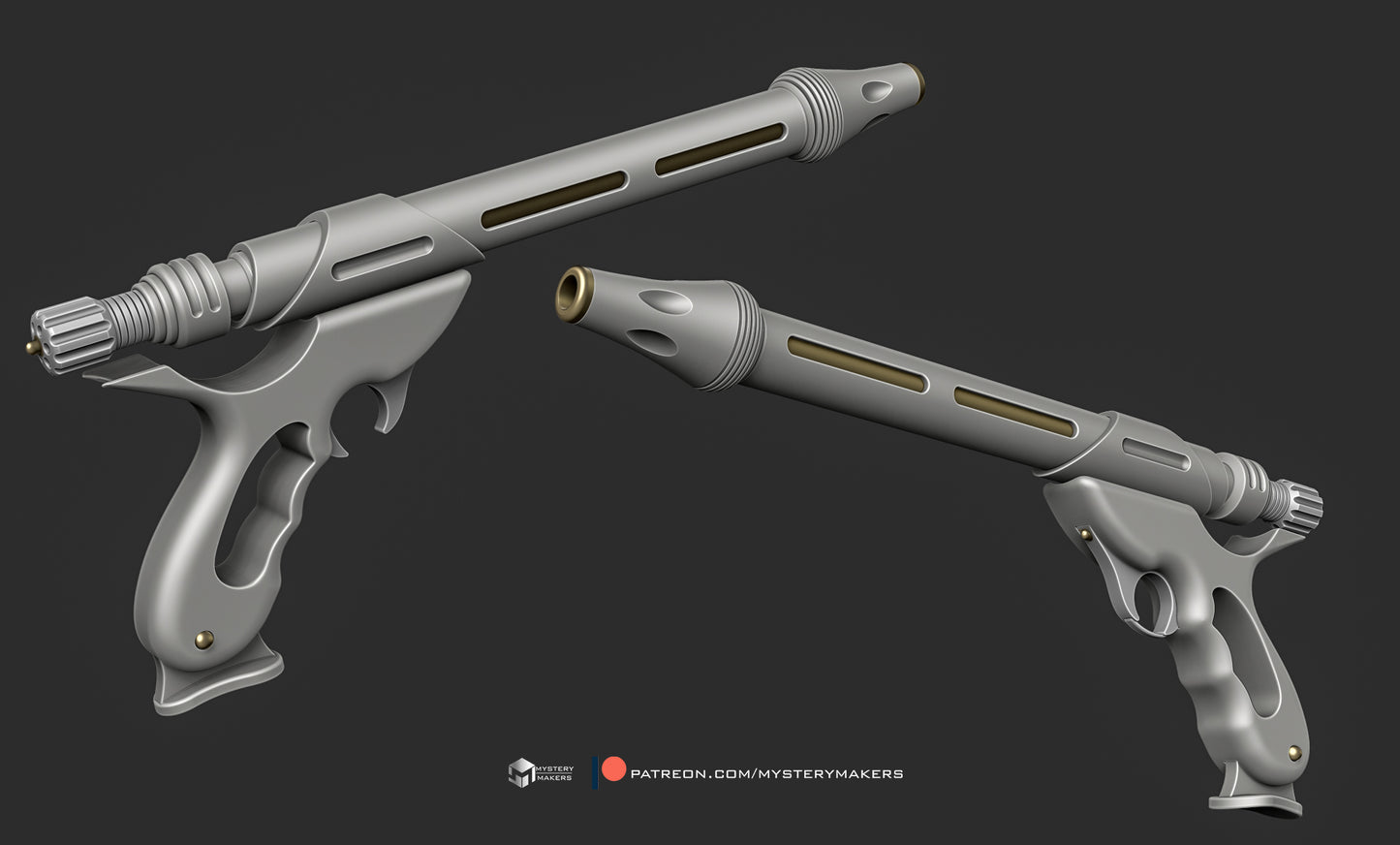 Jango Fett Westar 34 Sidearm Blaster - 3d Printed Kit