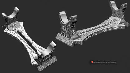 Ronin Lightsaber with Scabbard Option * Raw 3d Printed Kit *