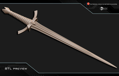 Morgul Blade LOTR Sword- 3d Printed kit