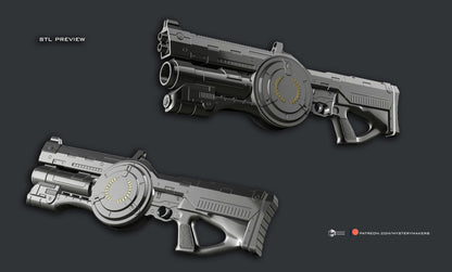 Roman Infantry Blaster Rifle - 3d Printed Kit