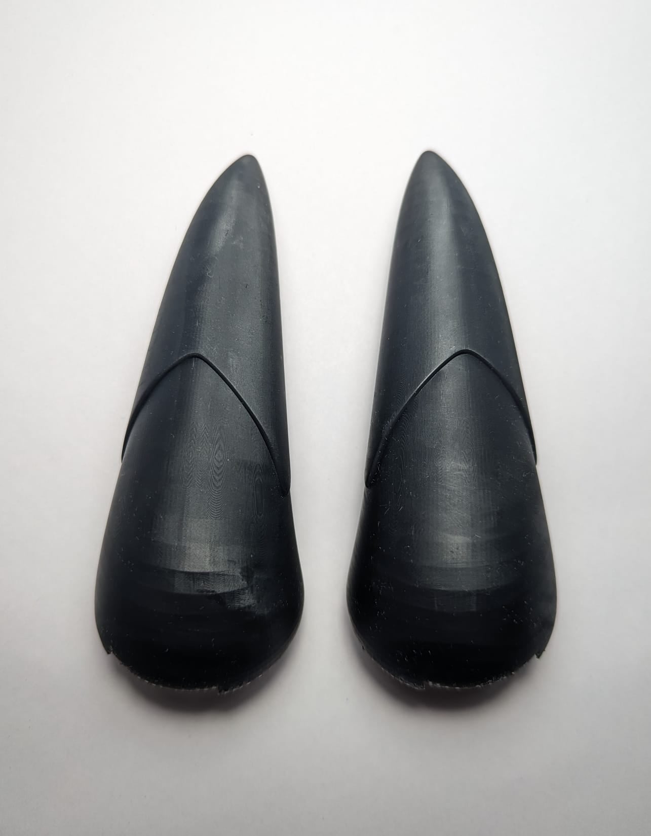 3d Printed Glitz and Glam style horns Demon Horns Fantasy LARP Cosplay