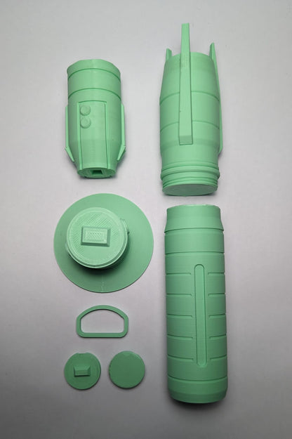 Starkiller Spiked Lightsaber Kit - Resin 3d Printed