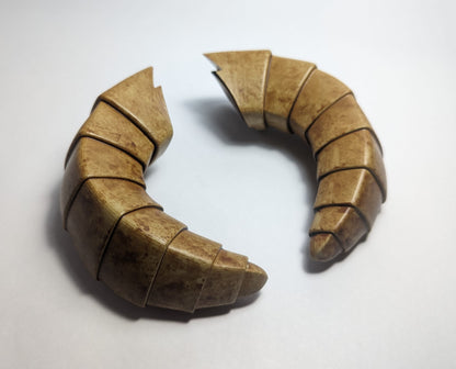 3d Printed Demon Horns * LARP * Cosplay * Forward facing horns