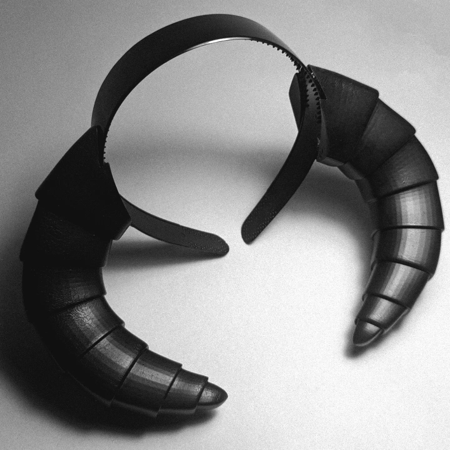 3d Printed Demon Horns * LARP * Cosplay * Forward facing horns