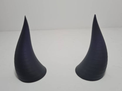 Cosplay LARP Devil Demon Horns Ombre -pair - Resin 3d Printed