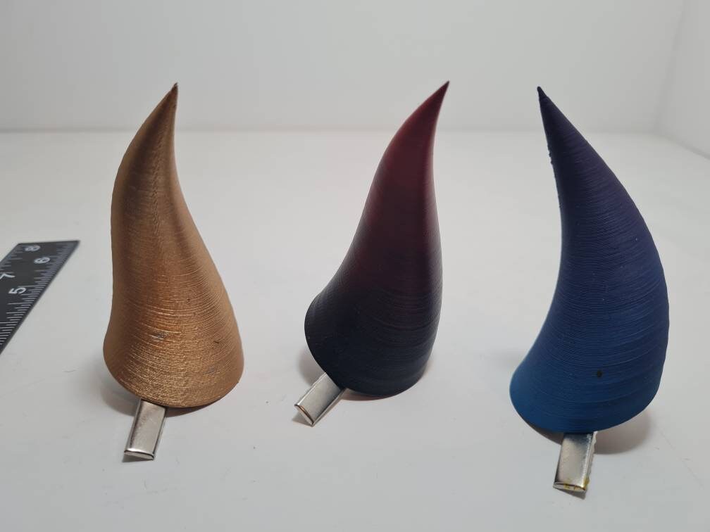 Cosplay LARP Devil Demon Horn with Hairclips - pair