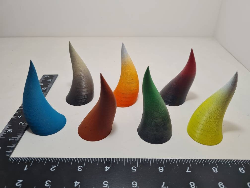 Cosplay LARP Devil Demon Horn with Hairclips - pair