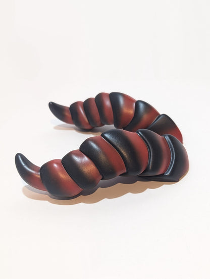 3d Printed Demon Horns Fantasy LARP Cosplay