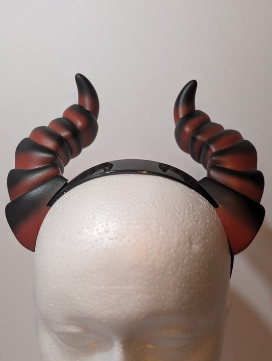 3d Printed Demon Horns Fantasy LARP Cosplay